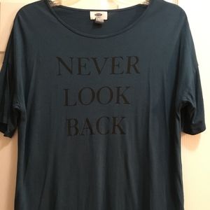 Old Navy / Shirt Blouse / Never Look Back / Med